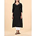 Black Viscose kurti with embroidery