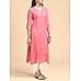 Light pink viscose kurti with embroidery