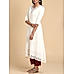 Off white 60's cotton kurti with embroidery