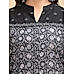 Black 60's cotton printed kurti