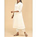 Off-White cotton kurti with embroidery and sequence work