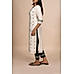 Off-white modal chanderi kurti with embroidery and sequence work