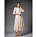 Off-white 80's cotton kurti embellished embroidered patch and beed work