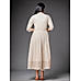 Off-white 80's cotton kurti embellished embroidered patch and beed work