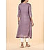 Purple viscose georgette kurti with sequins work