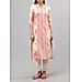 Beigie and pink 60's cotton printed kurti