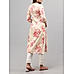 Beigie and pink 60's cotton printed kurti