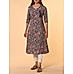 Multi colour 60's cotton printed kurti with embroidery