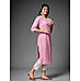 Pink Cotton Kurti with Mill Print