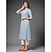 Den Blue Cotton Kurti with Screen Print