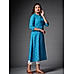 P.Turquoise Hl Cotton Kurti with Weaving