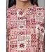 Blush pink modal chanderi printed kurti