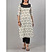 Multi colour 60's cotton printed kurti with embroidery