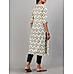 Multi colour 60's cotton printed kurti with embroidery