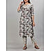 Multi-colour muslin silk kurti with embroidery and matching bottom