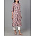 Multi-color modal chanderi printed kurti