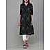 Black 60's cotton printed kurti