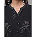 Black 60's cotton printed kurti