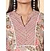 Multi colour 60's cotton kurti with print