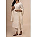 Off white 60's cotton kurti with embroidery