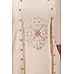 Off white 60's cotton kurti with with embroidery