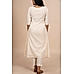 Off white 60's cotton kurti with with embroidery