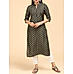 Dark green modal chanderi kurti with seequince work