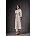 Off White 80S Cotton Mull Kurti with Sequence Work