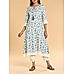 Multi colour viscose twill kurti with print