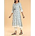 Multi colour viscose twill kurti with print