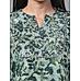 Olive green 60's cotton printed kurti