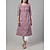 Multi colour 60's cotton katha printed kurti