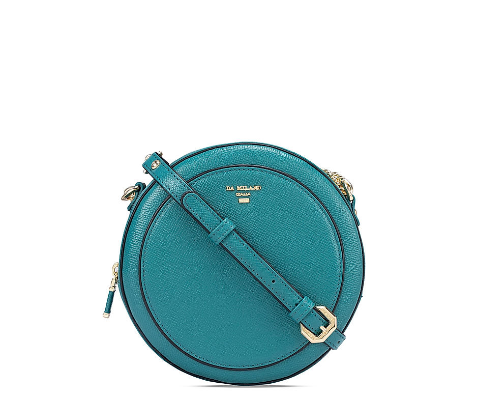 Small Franzy Leather Sling - Teal