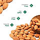 Anymany California Almonds (Badam) 900 gm (Pack of 2)