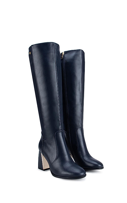 Navy schmaltzy blue women s tall boots