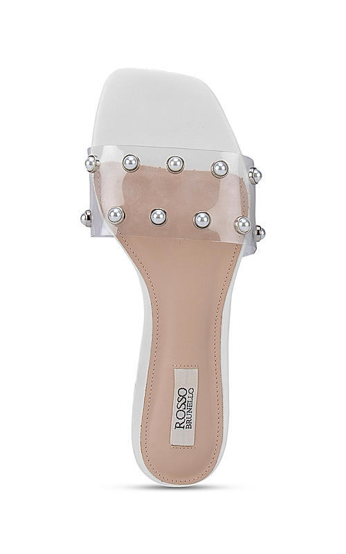Studded strappy flats sales