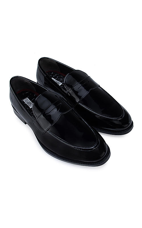 Patent leather mens loafers hot sale