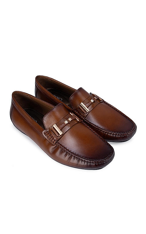 Metallic moccasins store
