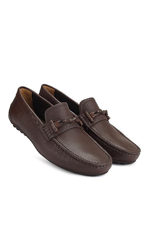 Coffee Embellished Moccasins