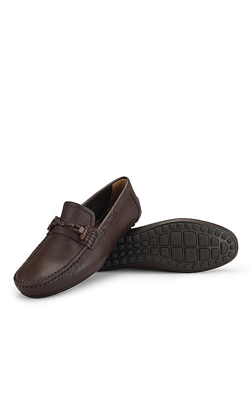 Coffee Embellished Moccasins