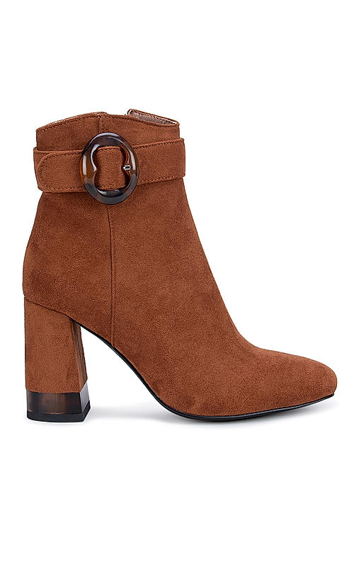 Brown Ankle Boots with Block heels