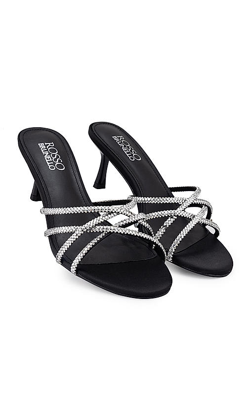 Buy MissHeel Clear Black Heels Tie Up Ankle Strap Sandals Chunky High Heel  Open Toe Strappy Lace Up Sandles Criss Cross Size 6 at Amazon.in