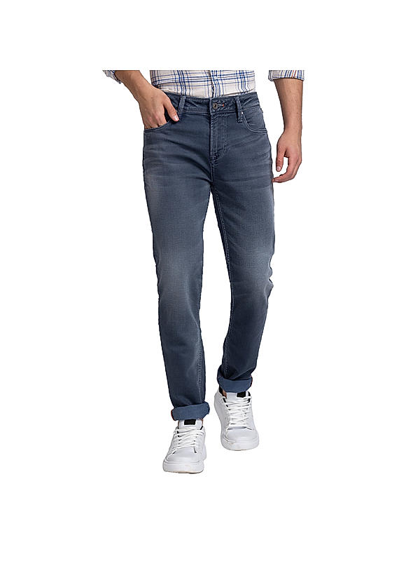 Killer Grey Solid Straight Fit Jeans