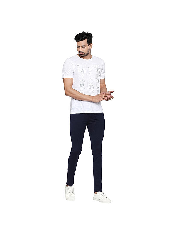Killer Navy Solid Slim Fit Jeans