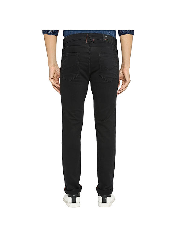 Killer Skinny Fit Solid Black Jeans For Men's