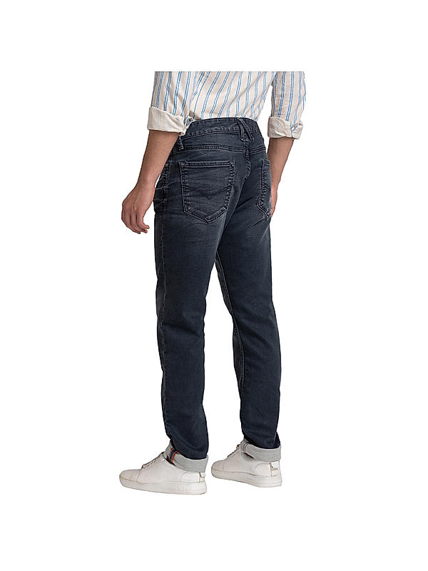Killer Skinny Fit Solid Charcoal Jeans For Men's