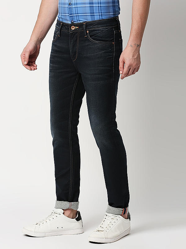 Killer Blue Solid Slim Fit Jeans