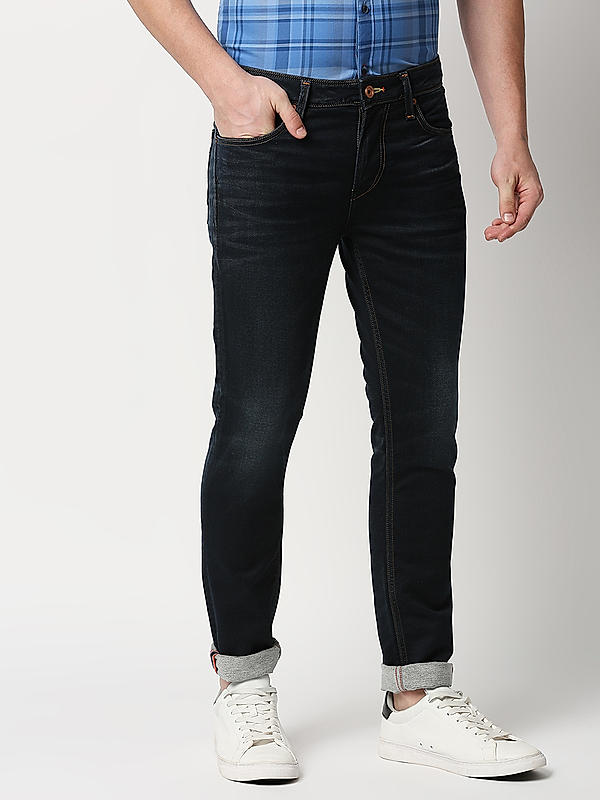Killer Blue Solid Slim Fit Jeans