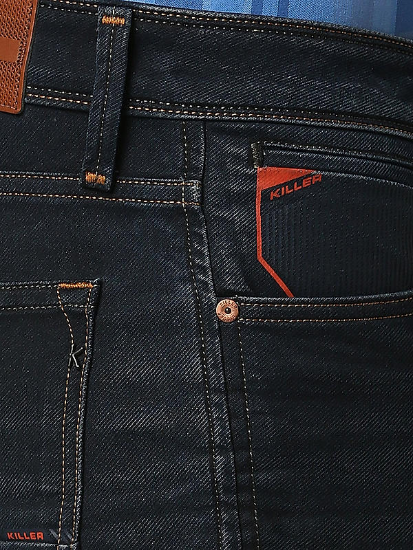 Killer Blue Solid Slim Fit Jeans