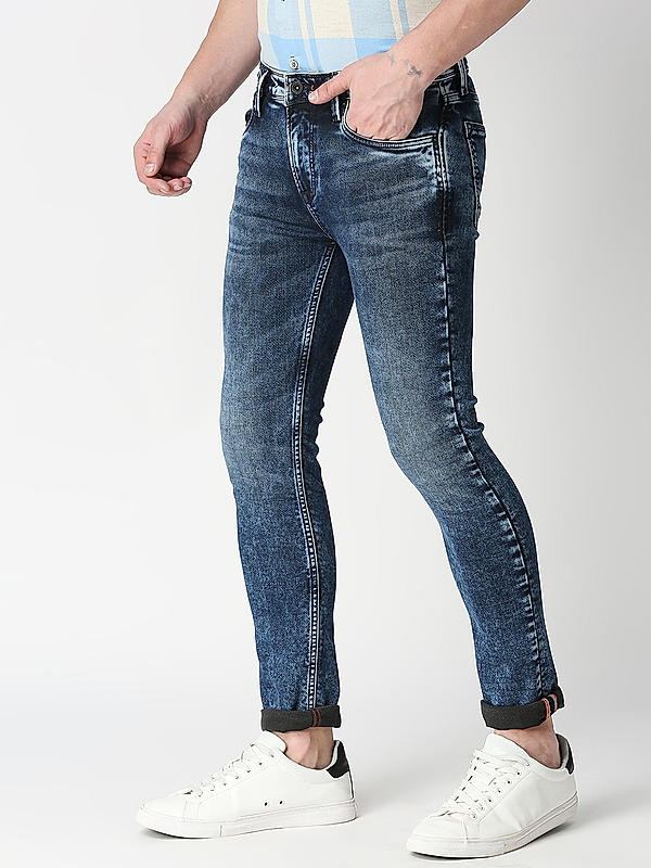Killer Blue Solid Slim Fit Jeans